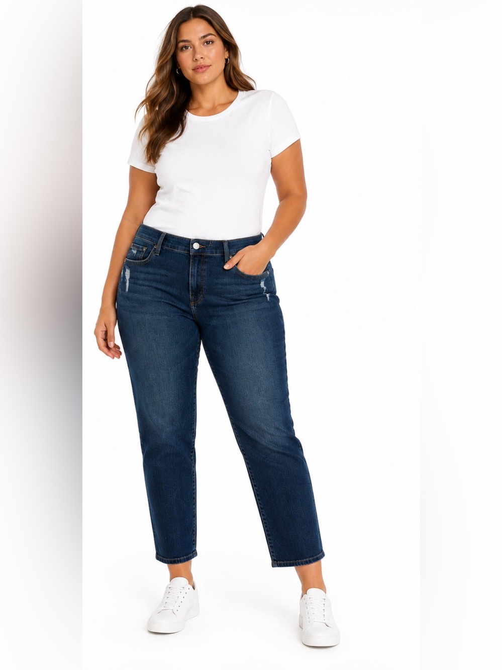 FRAME Le Garçon Crop Jeans Size 33 Dark Wash Mid Rise Straight NWT $220